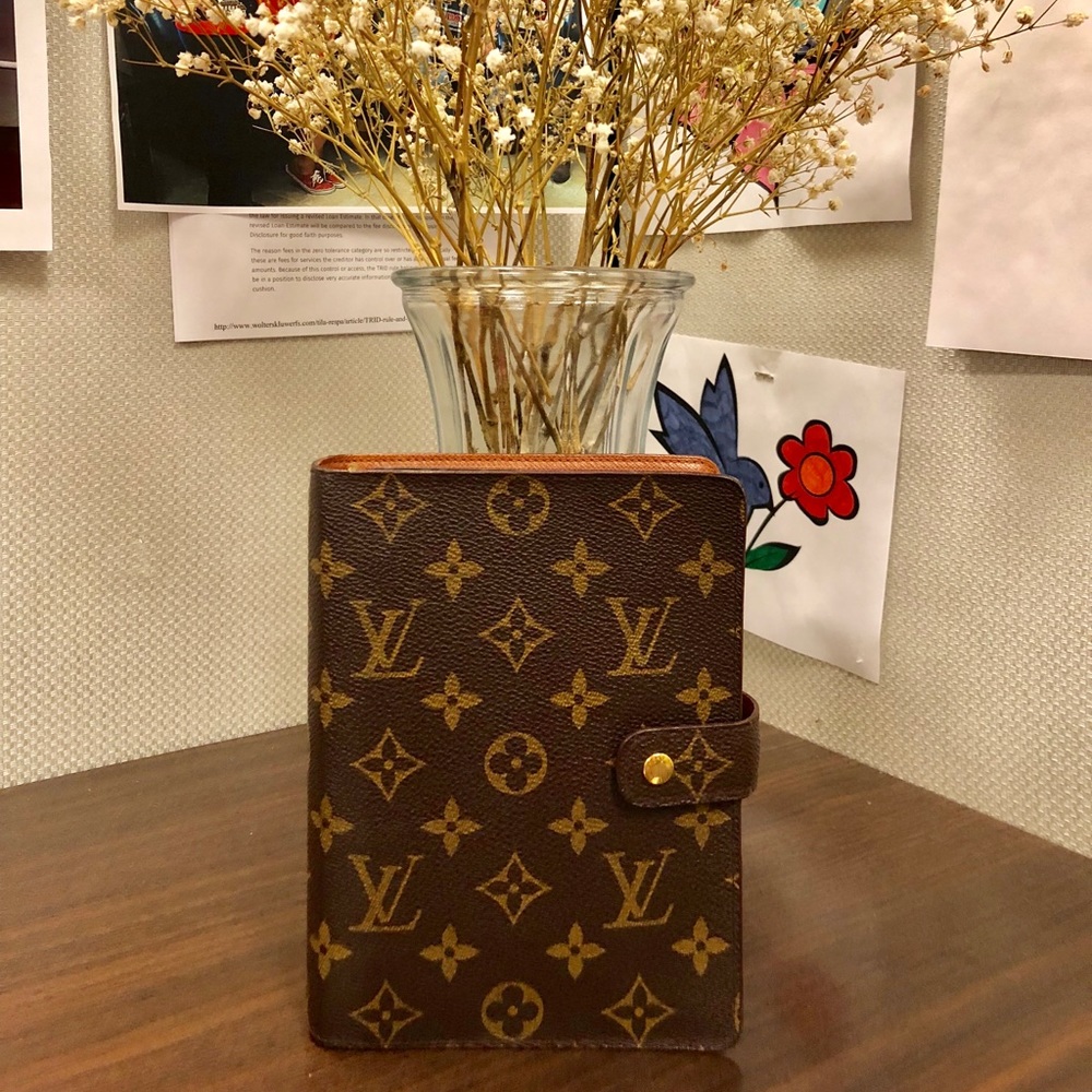LOUIS VUITTON Mono Agenda MM